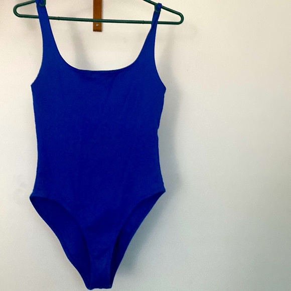 Zara royal blue bodysuit size small - Picture 1 of 3